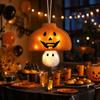 Halloween Light-Up Pumpkin Hanging Decoration with Glowing Effects for Door Window Display Party Prop