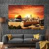 1 Piece of Jerusalem Background, Bethlehem Photography Background, Sunset Dome Rock Background, Party Room Decoration Banner