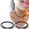 Polyester Pendant String Fashion Braided Necklace Cord Wax Rope Chain with Enduring Clasp DIY Jewelry Making Supplies