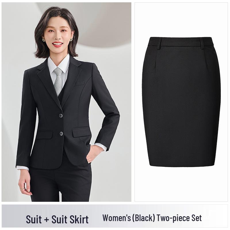 Professional Suit Sets: Women's Jackets & Men's Formal Interview Wear for Hotel Managers and Business Companies
