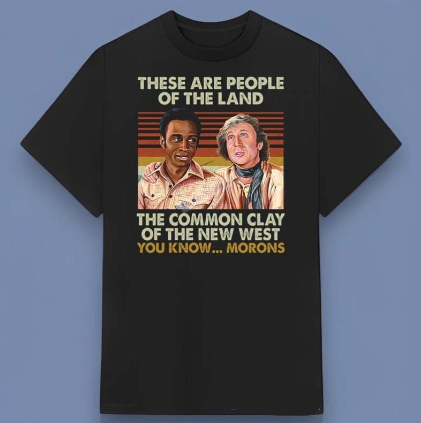 These Are People Of… Morons Blazing Saddles Vintage Movie T-shirt For Gift Idea M