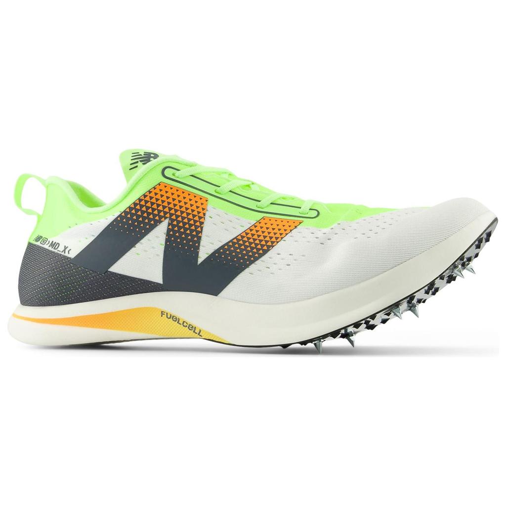 New Balance FuelCell SuperComp MDXv3 White Bleached Lime Glo Men Sneakers Hot-Mango UMDELRSF