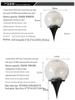 Silicone Sealed Outdoor Solar Crackle Lawn and Patio Light