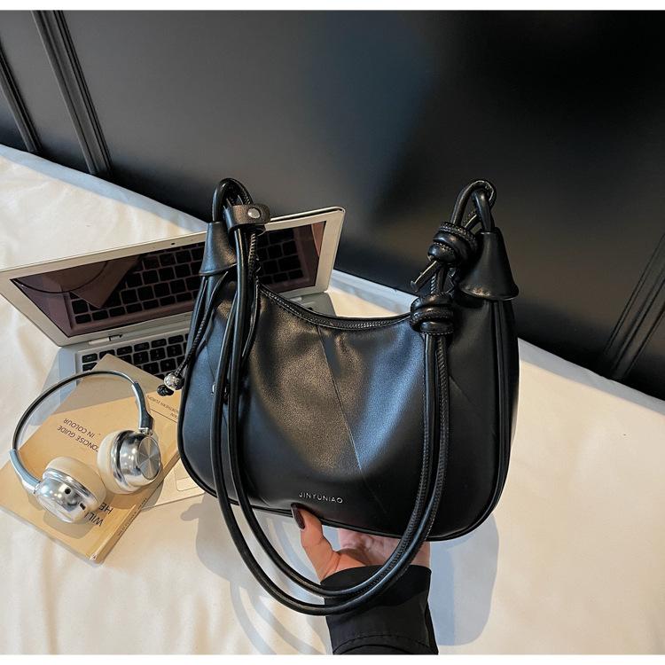 Customized original design bag women's new trendy dumpling bag shoulder armpit bag commuter large capacity armpit bag