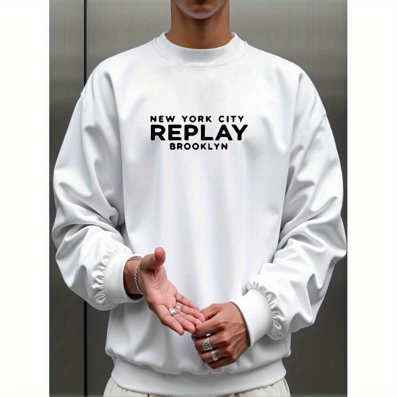 

Essential for Street Attitude – Crewneck Sweatshirt Is the Real Top-Tier Piece XXL