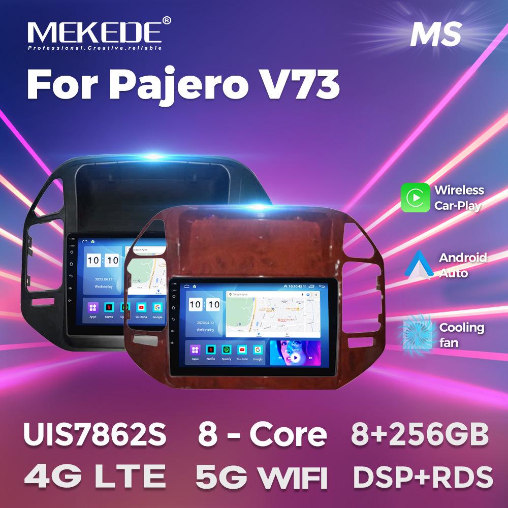Mitsubishi Pajero V73 Central Control GPS Navigator with Wireless CarPlay
