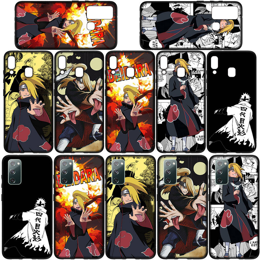 Phone Case for iPhone 17 15 16 Plus Xiaomi Poco X7 X6 F8 F7 M8 C85 C75 C71 Redmi Note 14 12 11 13 Pro Max A4 14C 13C Deidara Silicone Akatsuki Narutos
