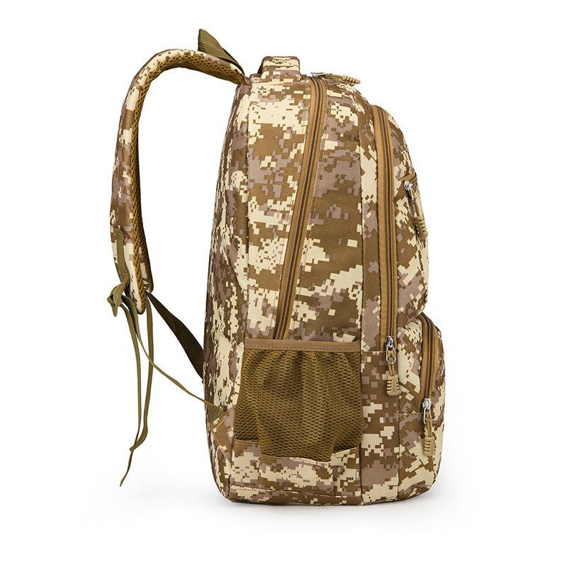 Backpack Men's New Camouflage Light Travel Backpack Trend Large Capacity Sports Outdoor Sports College Student School Bag