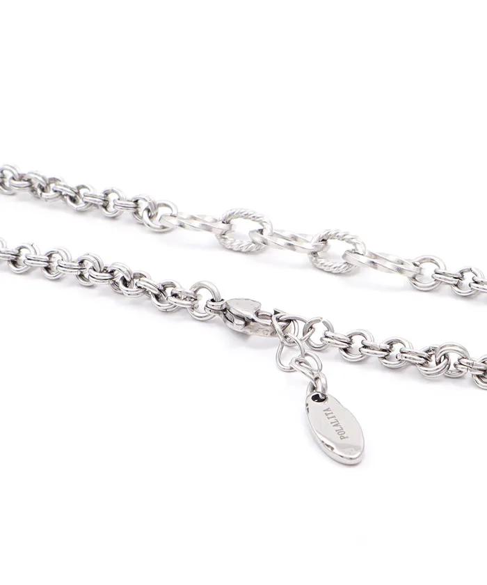 Vintage Chain Layered Bracelet (PLT-BR-082_SV)