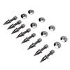 8 Pack Speaker Spike Pad Kit Shockproof Adjustable Copper Speaker Isolation Feet Stand for Amplifier CD DVD Player