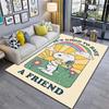 1PC Snoopy Rug - home decoration Carpet For Living Room Bedroom Flooring Computer Chair Area Rug