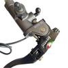 7/8" 22mm Motorcycle Cable Clutch Lever Handlebar CNC Aluminum Alloy Collapsible 90° Hand Bar For Surron Yamaha Keeway Honda