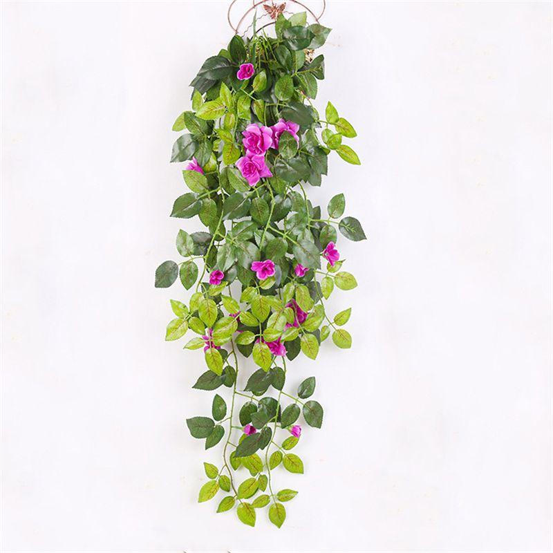 Beautifully Realistic 90 Cm Fake Silk Rose Vine For Perfect Home Decoration And Hanging Decor