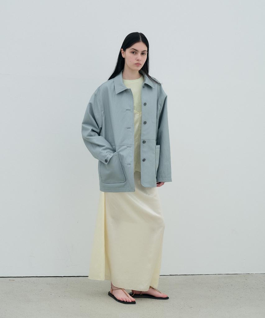 Jeonggamseutyudio Satin Banding Skirt_2 Color
