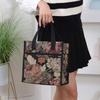 New Thickened Floral Print Lunch Bag Thermal Waterproof Insulation Bag Large Capacity Portable Handbag