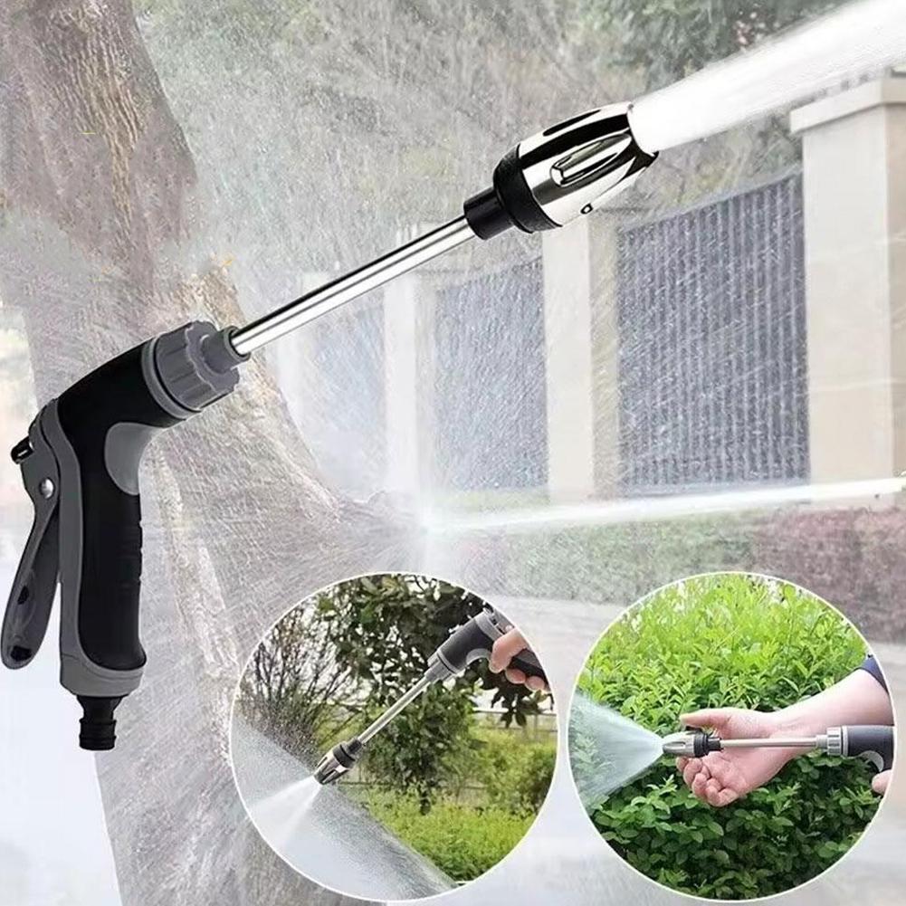 Pistola ad Acqua ad Alta Pressione Ugello ad Alta Pressione Tubo dell'Acqua Telescopico Attrezzo da Giardinaggio Metallo Pistola ad Acqua per Lavaggio ad Alta Pressione