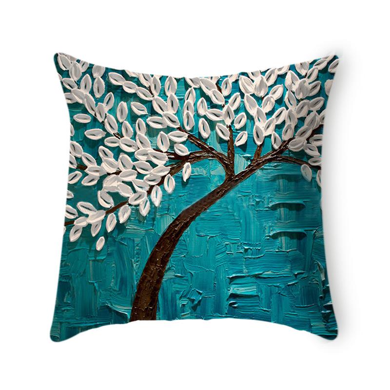 European Style Home Furnishing Linen Short Plush Cushion Pillow Case