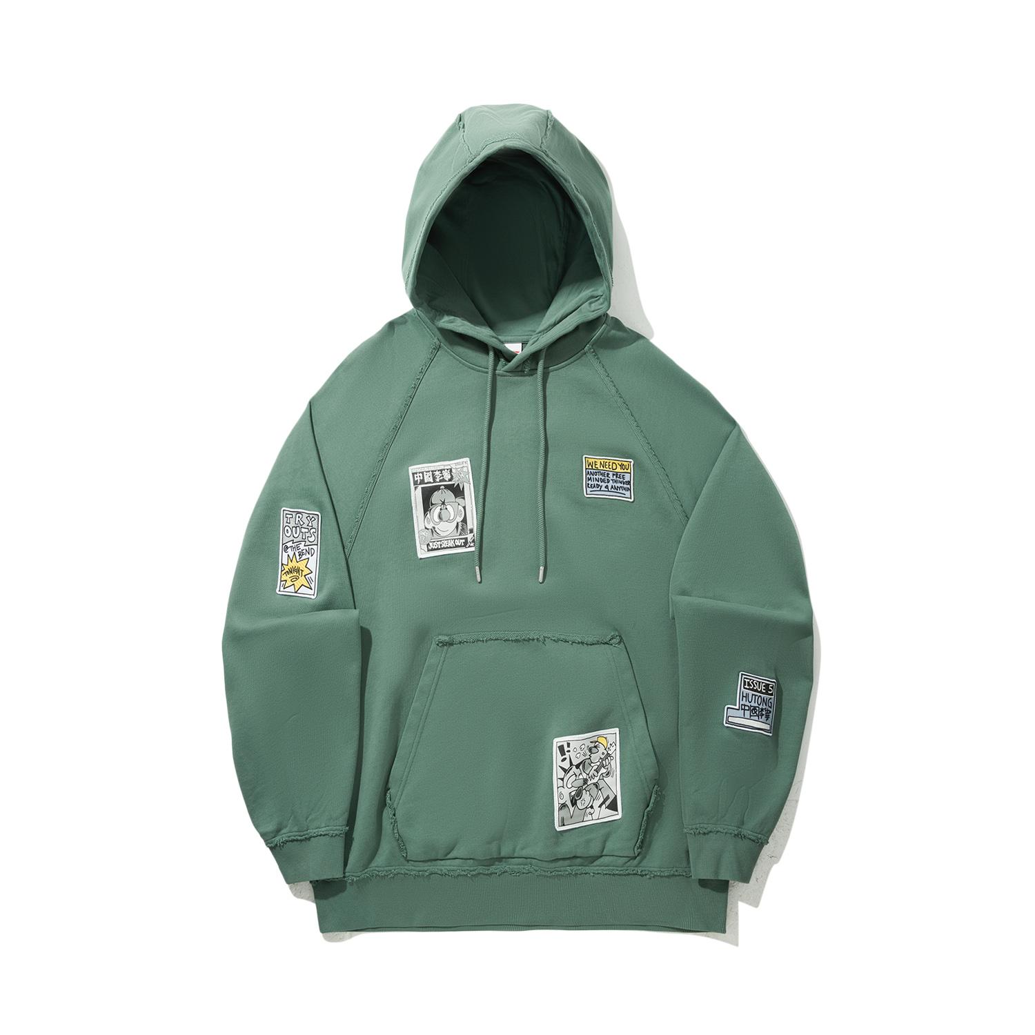 

Серия коллаборации Li Ning Atticus Torre Treasure Универсальное трендовое худи Мужские худи AWDVD05-6 S