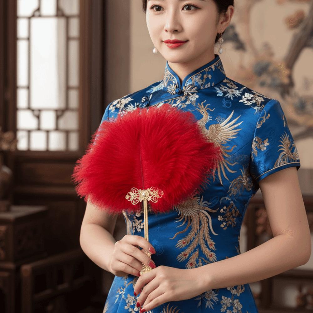 Dansprestatie Decoratieve Ambachtelijke Waaiers Cosplay Rekwisieten Cheongsam Dans Rekwisieten Bruiloft Accessoires