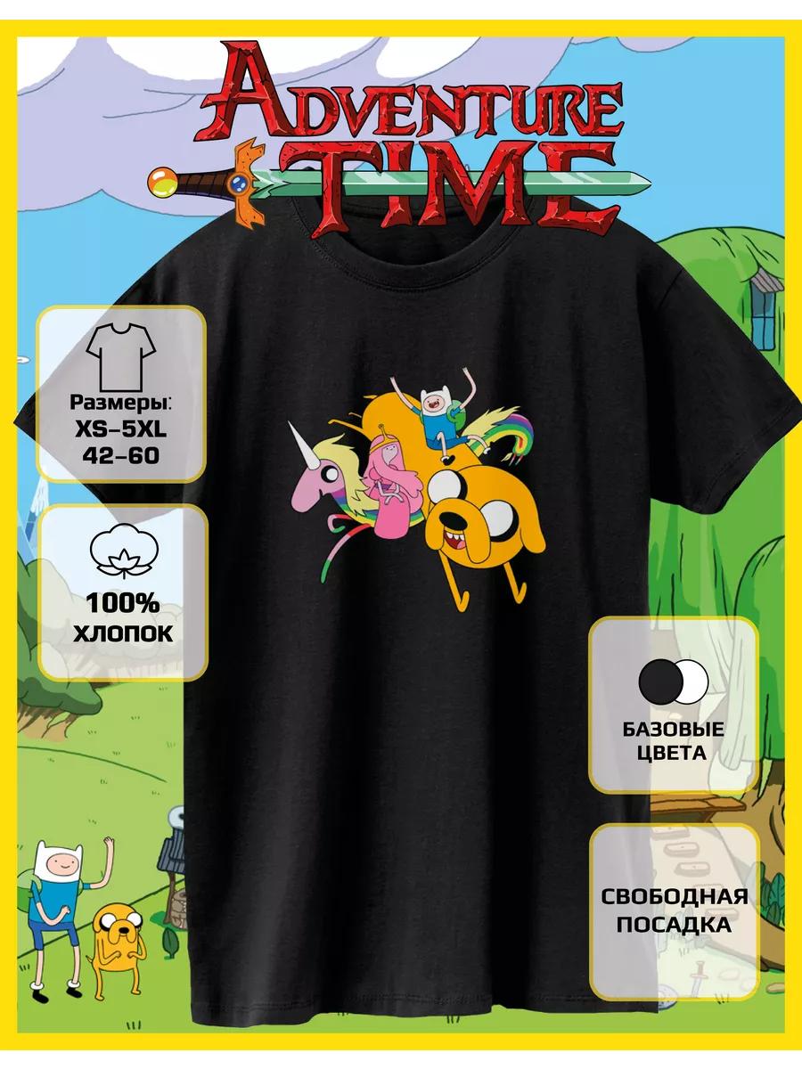 Adventure Time Printed T-shirt - adventure time 2XL