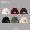 New Autumn and Winter Knitted Woolen Hats for Women Fashionable Hole In The Head Hats for Outdoor Cycling  Button Ear Protection Cold Hats for Men