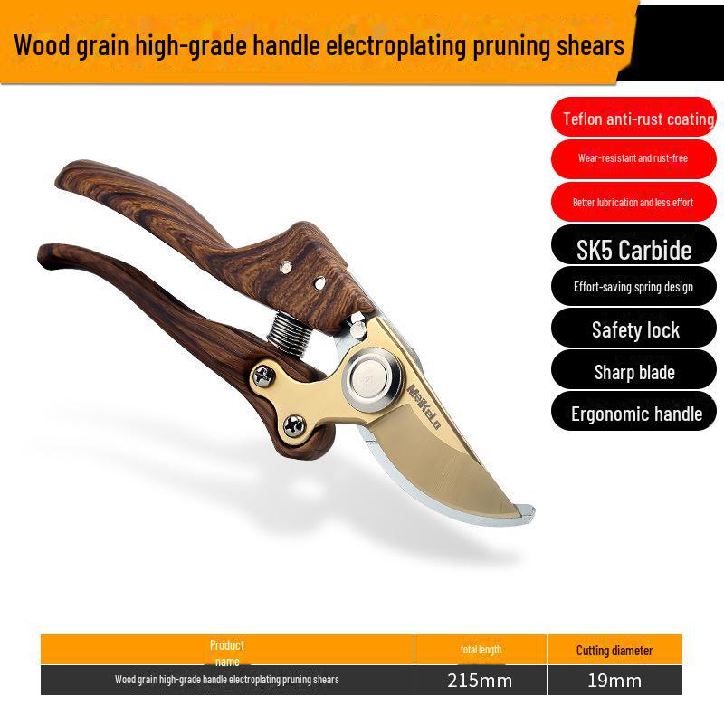 Multi-Purpose Pruning Shears: Ideal for Gardening, Floristry, and Fruit Tree Branches