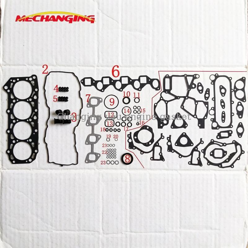 PER NISSAN PATROL GR V Station Wagon 3.0 DTI ZD30 ZD30DDTI Kit di Ricostruzione Motore Parti Motore Guarnizione Motore 10101-2W225 51020200