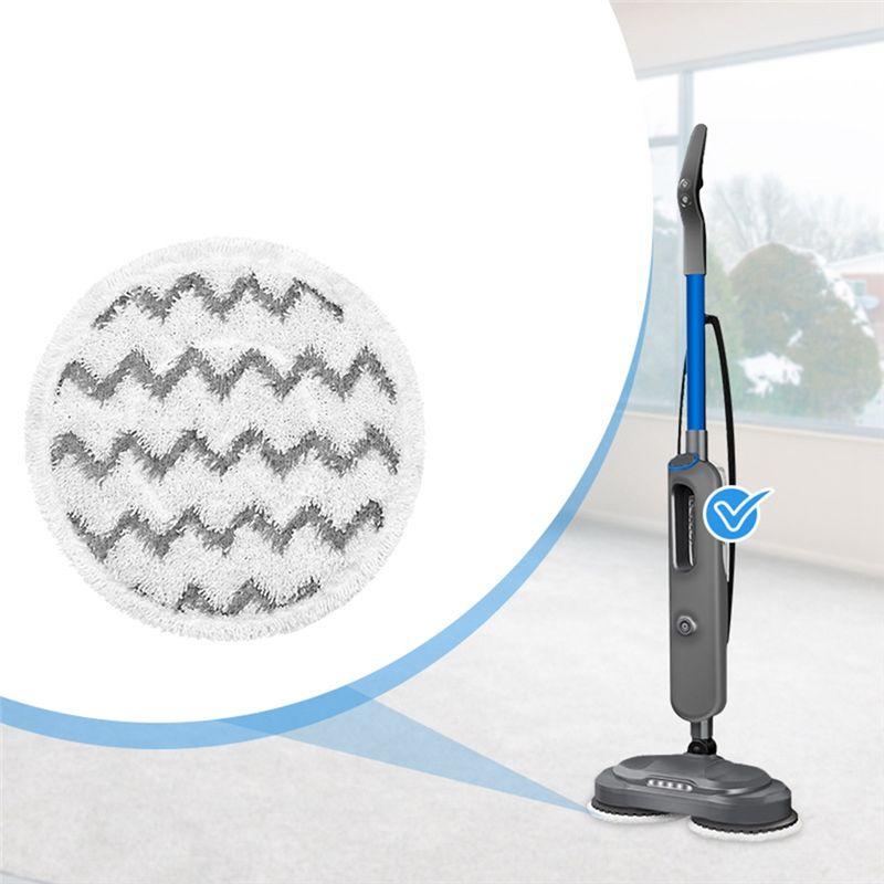 AEE4-9Pcs Mop Pads For Bissell 3897A 3712 Scrubbing Steam Mop Cleane Mop Rag Accessories