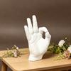 Figura de Mano OK Impresa en 3D Escultura Estatua con Forma de Gesto OK Moderno Adorno Decorativo para Hogar Oficina Sala de Estar