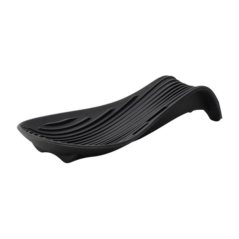 Silicone Kitchenware Tray, Kitchen Spatula, Soup Spoon, Silicone Spoon Holder, Household Thick Insulated Silicone Spoon Holder