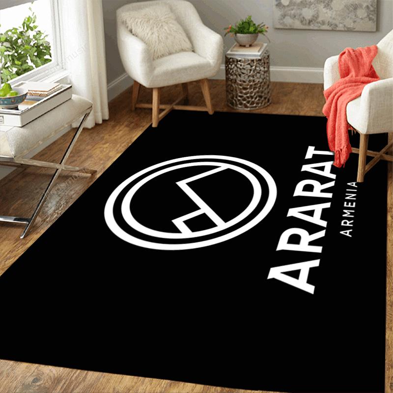 Ararat Armenia FC Pattern Rug Floor Mat for Living Room or Bedroom Soft and Comfortable Carpet a Gift for Birthday and Holiday.