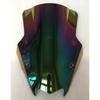Motorcycle Double Bubble Windshield WindScreen Screen For    Kawasaki Ninja 1000 Z1000 Z 1000 SX Z1000SX Iridium