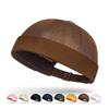 Spring and Summer Brimless Melon Skin Adjustable Hip-hop Hat Fashionable Men and Women Handsome Landlord Hat Simple Breathable G