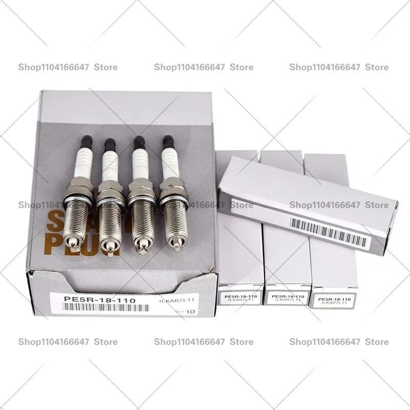 

4pcs PE5R-18-110 ILKAR7L11 Iridium Spark Plug For Mazda 3 6 CX-3 CX-5 MX-5 Miata PE5R 18 110 ILKAR7L11 4pcs