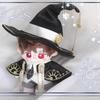 Niannyyhouse 10cm 20cm Plush Toy Clothes Hat Shawl Shirt Pants Tie Vest Shoes Wizard Set Cotton Doll Dress Up Accessories (Black, 10cm)