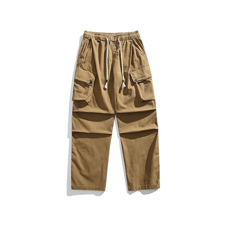 

Heavy Silhouette Trend Retro Casual Straight Tooling Trousers Men s Tooling Trousers Wide Version Multi-pocket XL