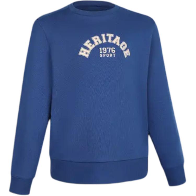 

DECATHLON Толстовка серии 500 Теплый флис Однотонная Круглый вырез Оксфордский синий Детский стиль 5-6Y оксфорд-синий