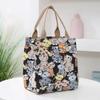 Canvas Lunch Bag Cute Printing Portable Canvas Bag Colorful Picnic Bag