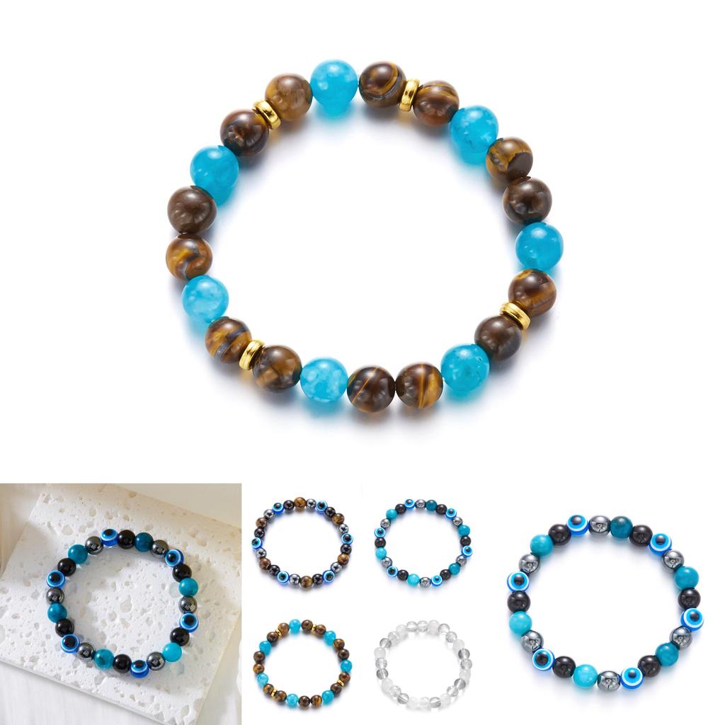 Eye Of The Devil Stretch Bracelet With Electroplated Finish For Women Accessories