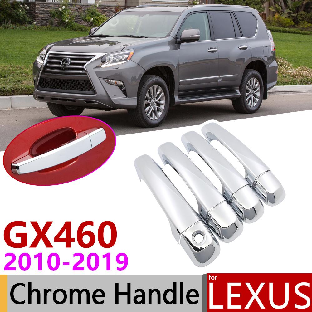 

для Lexus GX 460 j150 LC150 2010 ~ Хром Наружная дверная ручка Крышка Автомобильные аксессуары Наклейки Набор отделки 2011 2013 2015