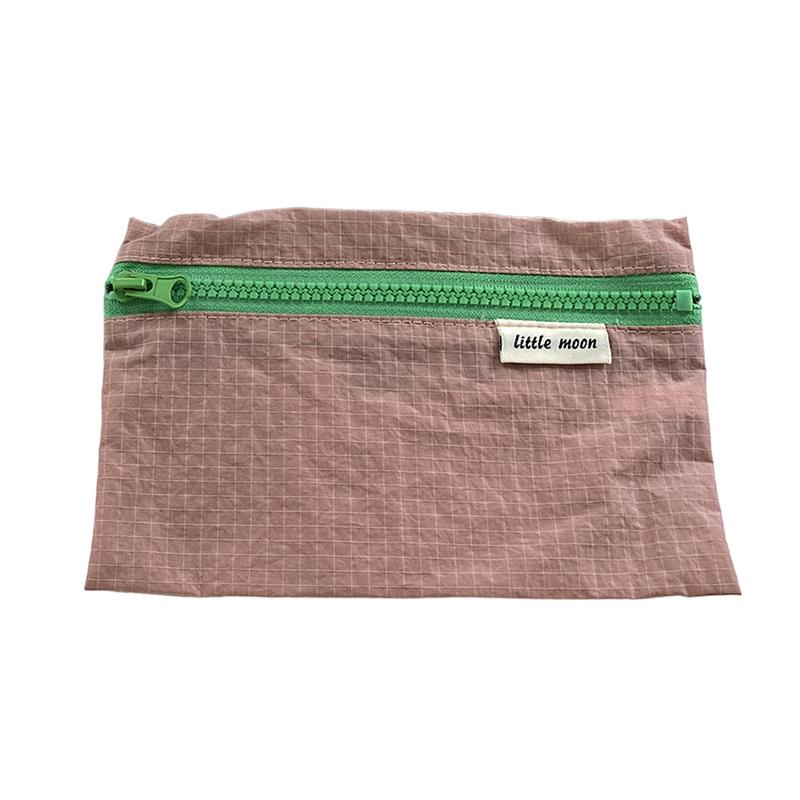 

Multifunctional Lightweight Pouch For Eyebrow Pencil,Stationery,Jewelry,Documents And Small Change,Macaron Color,For Women