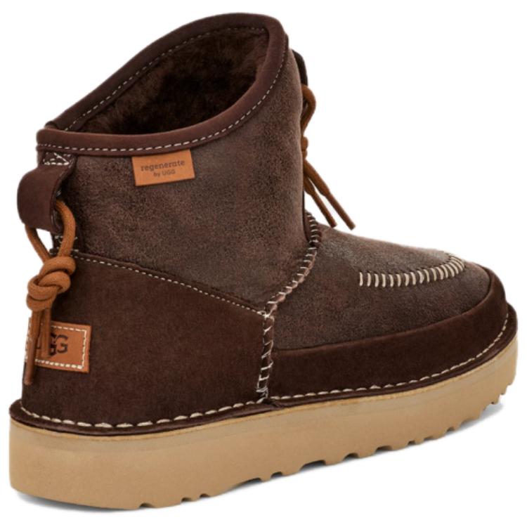 UGG Fashion Round Toe Short Snow Boots Unisex boots Brown 1144017-BCDR