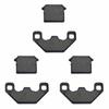 3 Pairs Resin Disc Brake Pads Lightweight Brake Pad Durable Brake Shoes Pads  For Motorcycle
