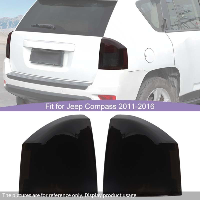 Folia Ochronna na Lampę Tylną Naklejka Dekoracyjna na Lampę Tylną Do Jeep Compass 2011-2016 Plastik ABS Akcesoria Zewnętrzne