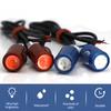2Pcs LED Motorcycle Brake Lamps Car License Plate Bolt Tail Rear Light Fog Bulbs Turn Signal Side Indicators Decoration Bright