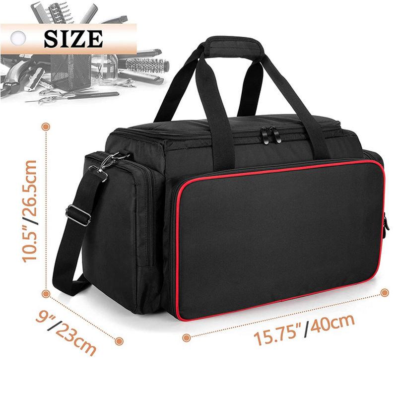 Customized Polyester Cosmetic Bags Case Hair Styling Tools Carrying Bag for Travel Hair Scissors Case Totebags Hair Dryer Bags