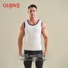 GUJIN Men's Seamless Thermal Vest with Wool Patch