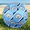Manchester City FC Print Size 5 Soccer Ball, PU Wear Resistant Football for Match Training and Daily Practice, Birthday Gift for Soccer Fans