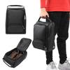 Portable PU Golf Shoes Bag Waterproof Zippered Breathable Carrier Package Accessory