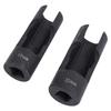 2 Pcs 1Celsius2 Inch Injector Fuel Line Socket Wrench Set Nut Wrench Spanner   Tangsten Steel for Bent Pipes EGT Sensors   Switches